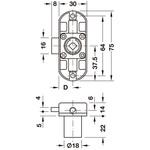 クレモンロック ピッコロノバセット B/S D15mm ハーフェレ