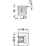 タブ 20 S 棚受金具 コネクターケーシング ハーフェレ