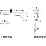 Hebgoブラケット 耐荷重75kg/本 棚受け固定ブラケット ハーフェレ