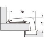 329.35.600 デュオマティック94/110°広いブラインドコーナー用 広いブラインドコーナー用 ハーフェレ
