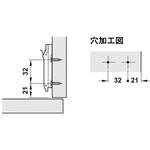 デュオマティックSM 座金 ワンタッチシステム 木ネジ止め ハーフェレ