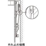 キャビネットハンガー 外れ止め機構付 ダボとネジ止め ハーフェレ