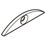 403.55.060 カバーキャップ シングル下部レール用 ハーフェレ