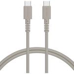 しなやかで絡まない シリコンケーブル 急速充電 データ転送対応 USB-C to USB-C MOTTERU