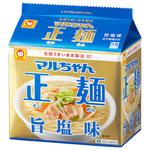 マルちゃん マルちゃん正麺旨塩 5食パック 112gx5 x6 東洋水産(マルちゃん)