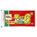 4902110394085 ママー 早ゆで6分スパゲティ 2.0mm チャック結束 500g x20 日清フーズ