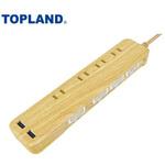 USB付き電源タップ TOPLAND