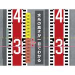 IS051 補助目盛スケール 上下わかるくん アルミロッド用 アイデア・サポート