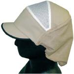 【涼】セミフード型 作業帽子 ベージュ ジュトク