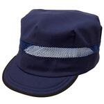 【涼】八角 作業帽子 ネイビー ジュトク