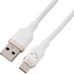 USB-A to USB Type-C ケーブル シリコン やわらかい 絡みにくい 15W 3A エレコム