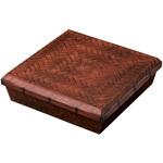 華美包み 焦茶アジロ 角 神堂