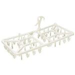 HOSベランダ用 目隠しジャンボハンガー ピンチ48個付き オーエ