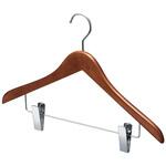 木製コーディネートハンガー ブラウン (メープル) ストア・エキスプレス