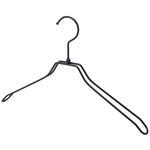 平型スチール製ハンガー ブラック ストア・エキスプレス