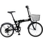 20型 6段変速付き折りたたみ自転車 2026モデル【前カゴ取付済み簡易組立品】 Jeep(ジープ)