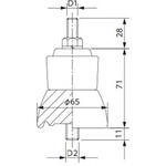 トロリー用イヤー碍子 協進電機