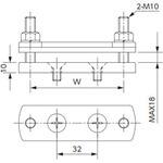 水平クランプ2本止 協進電機