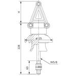 28KV屋外支持がいし 銅帯支持用 協進電機