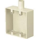 露出用スイッチボックス2個用 日動電工