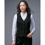 ベスト レディース 襟なし オフィス 事務服 サーヴォ(旧:サンペックスイスト)