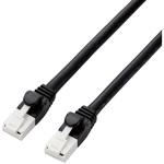 LANケーブル PS5 CAT6A ツメが折れない ブラック エレコム