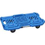 - 軽量連結平台車 樹脂製 エラストマー車輪 平行積み可能 メッシュタイプ モノタロウ 77508114