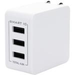 合計4.8A出力 USB Type-A 3ポートAC充電器 OWLTECH(オウルテック)