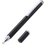 P-TPD02BK/12 タッチペン スタイラス 12本セット ディスクタイプ クリップ付き ペン先透明 ブラック 簡易パッケージ エレコム
