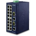IGS-1820TF Giga16ポート 産業用スイッチングハブ SFP 2ポート付 DC外部電源 PLANET Technology