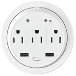 埋込式USB・ACコンセント 16R-016型 LAMP(スガツネ工業)