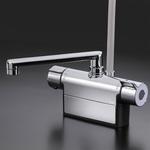 デッキ形サーモスタット式シャワー(取付ピッチ120mm)(撥水) KVK