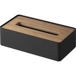 蓋付きコンパクトティッシュケース リン ブラウン 山崎実業