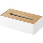 蓋付きコンパクトティッシュケース リン ナチュラル 山崎実業