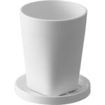 タンブラー&スタンキャップ タワー ホワイト 山崎実業