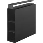 戸棚下ラップホルダー タワー 3段 ブラック 山崎実業