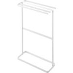横から掛けられるタオルハンガー タワー ホワイト 山崎実業