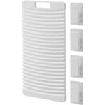 マグネット洗濯板&クリップ タワー ホワイト 山崎実業