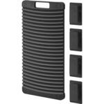 マグネット洗濯板&クリップ タワー ブラック 山崎実業