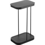 キャスター付き横開き分別ゴミ袋ホルダー ルーチェ ブラック 山崎実業