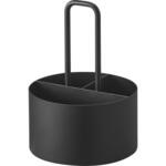 シュガー&ミルクオーガナイザー タワー ブラック 山崎実業