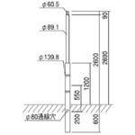 電気 仮設 ポール】のおすすめ人気ランキング - モノタロウ