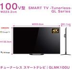 ORION チューナレステレビ100型 オリオン機械