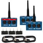 Bb TALKIN ビービートーキン Bbt MS 本体 3個 (Master+Standard3個) B198823 トランシーバー 無線機 インカム Bluetooth 同時通話 ON'S COMPANY