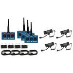 Bb TALKIN ビービートーキン Bbt MS 標準 Aセット 4人用 セット (Master+Standard3個) B198624 トランシーバー 無線機 インカム Bluetooth 同時通話 ON'S COMPANY