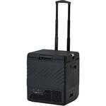 ポータブル冷蔵庫 22L キャリー付き AC/DC電源 車載用 冷凍冷蔵庫 -18～20度 急速冷凍 コンプレッサー式 YAMAZEN(山善)