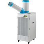 スポットクーラー ノンドレン 単相100V 全閉式モーター 冷媒R32 エコ冷媒 キャスター付き 排熱ダクト付き ナカトミ