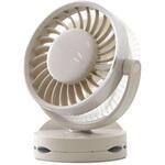 扇風機 卓上&クリップ マグネット 充電式 USB 風量4段階 コードレスファン YAMAZEN(山善)