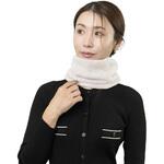 [TOLYO LM]【カシミヤ100%】全8色 男女兼用 マフラー 2WAY ネックウォーマー&ビーニー スヌード ワッチ 襟巻き 帽子 両用 薄手 柔らかい 防寒 レディース メンズ (フロスト ホワイト) ランテル・メディエール