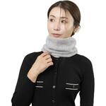 [TOLYO LM]【カシミヤ100%】全8色 男女兼用 マフラー 2WAY ネックウォーマー&ビーニー スヌード ワッチ 襟巻き 帽子 両用 薄手 柔らかい 防寒 レディース メンズ (ライトグレー) ランテル・メディエール